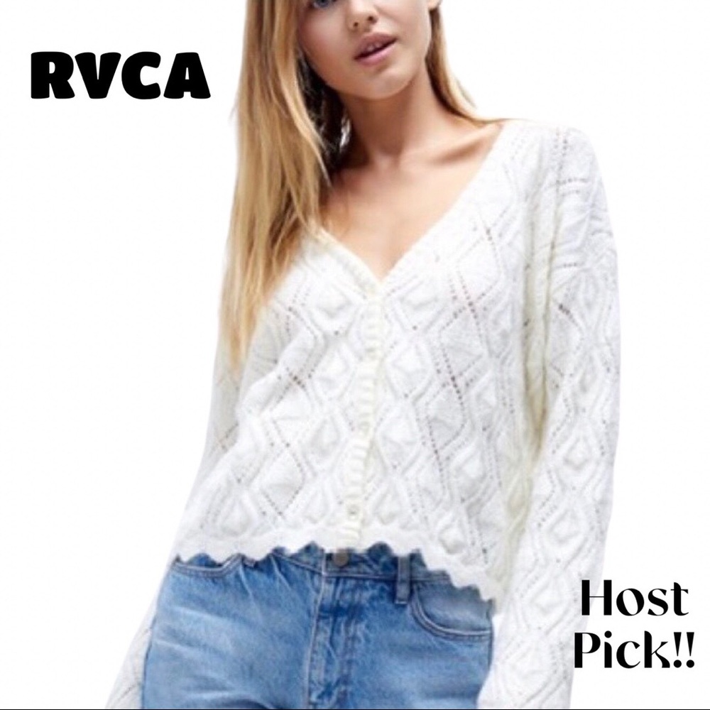 RVCA CAFE CARDIGAN SWEATER
